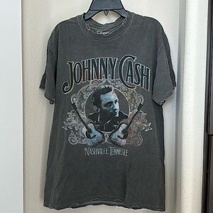 Distressed Johnny Cash Western Country Graphic T-Shirt